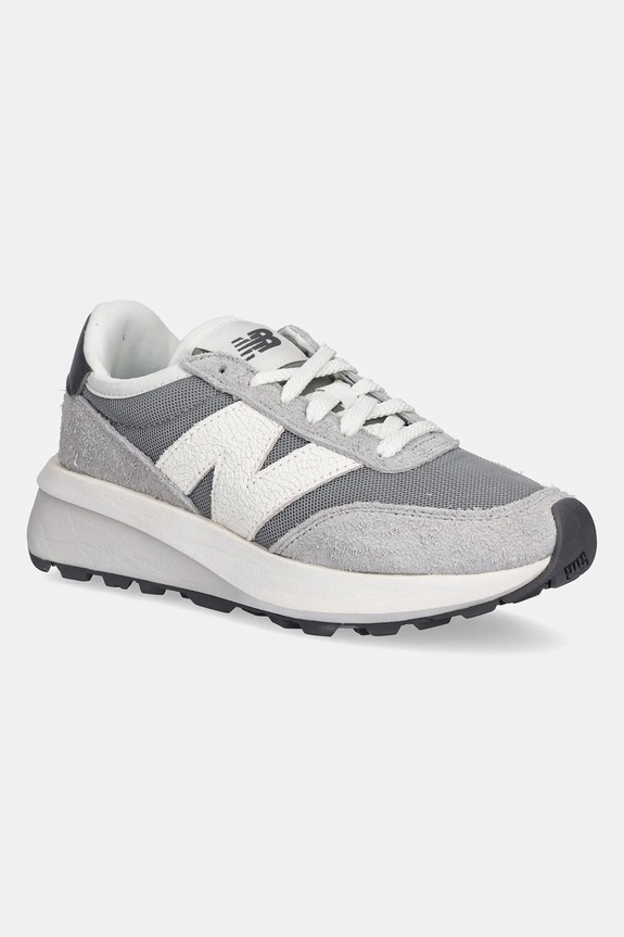 Маратонки New Balance 370 велур сив U370AH
