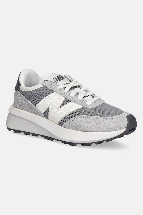 Маратонки New Balance 370 велур сив U370AH