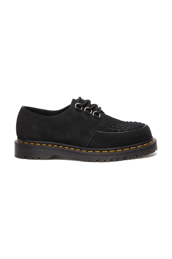 Dr. Martens półbuty zamszowe Ramsey skóra zamszowa czarny DM40572001