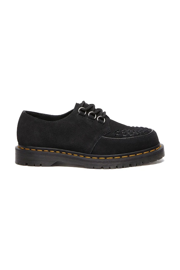 Dr. Martens półbuty zamszowe Ramsey skóra zamszowa czarny DM40572001