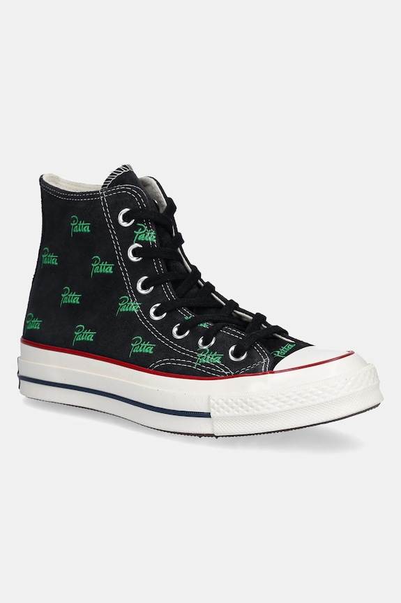 Кеды Converse Converse x Patta Chuck 70 плоская чёрный A13857C