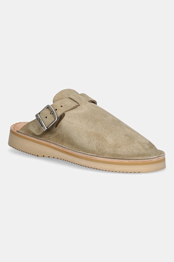 Fracap Mules mules kožené iný béžová S100