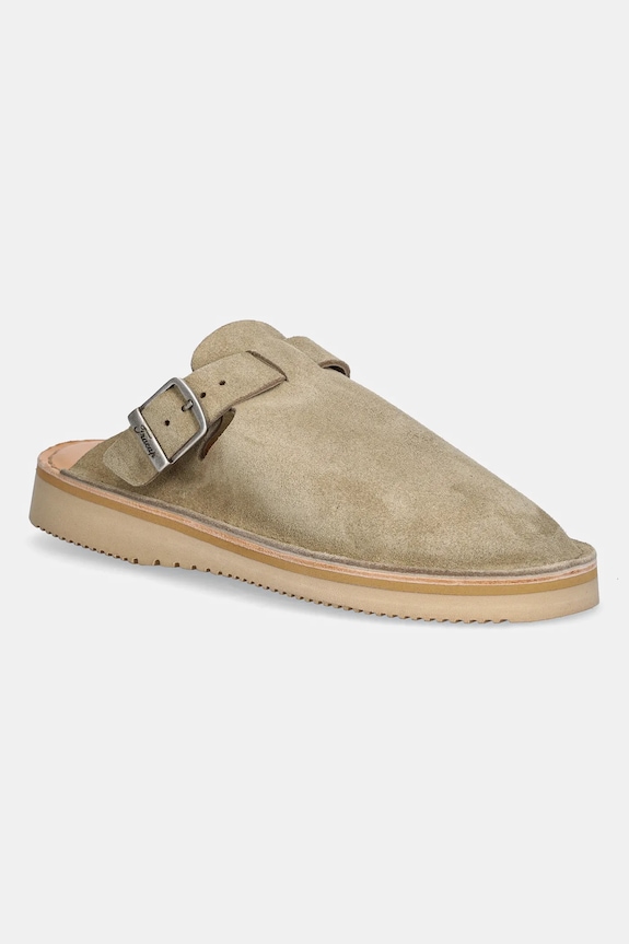 Fracap Mules mules kožené iný béžová S100