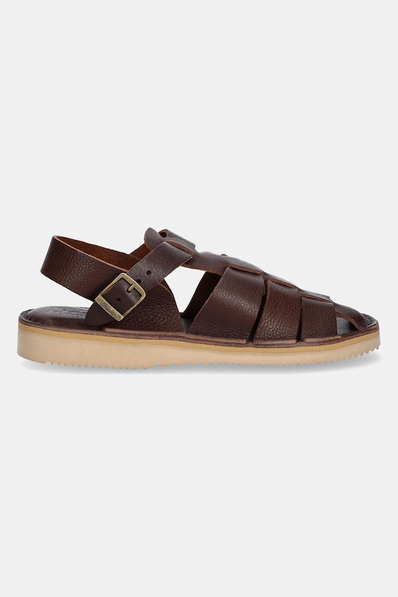Kožené sandály Fracap Sandals D034 hnědá SS25