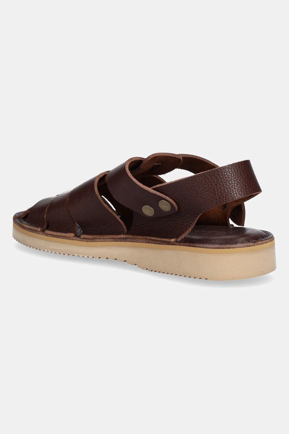 Boty Kožené sandály Fracap Sandals D034 hnědá