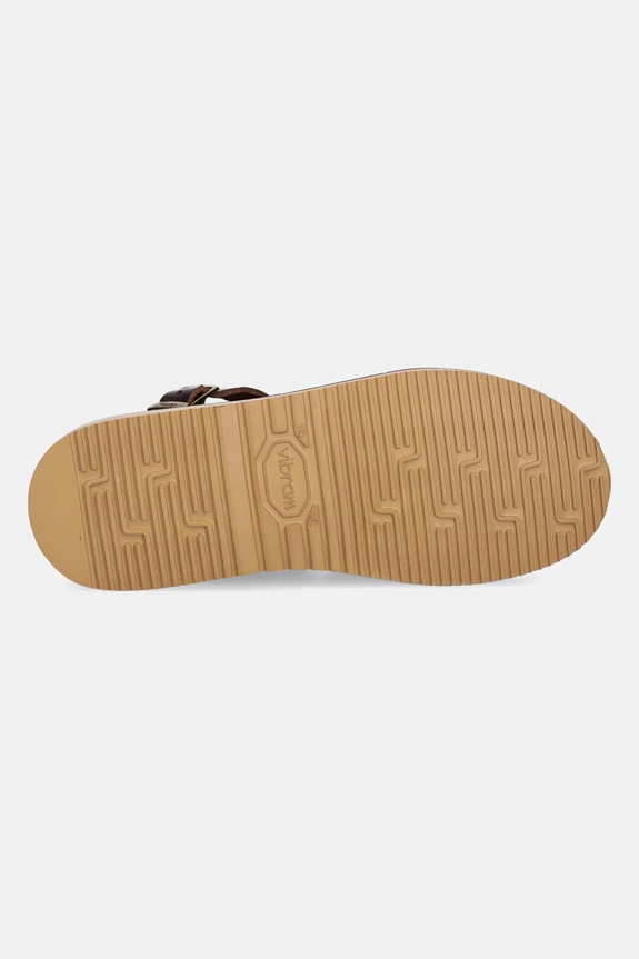 Kožené sandály Fracap Sandals D034 hnědá