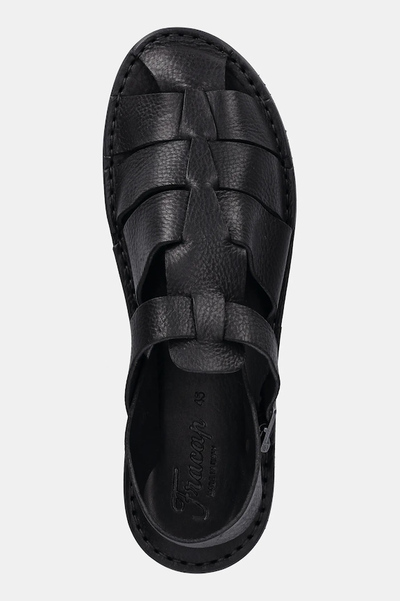 Кожаные сандалии Fracap Sandals чёрный D034