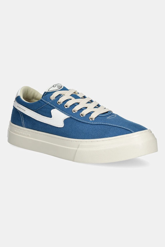 Πάνινα παπούτσια Stepney Workers Club DELLOW S-STRIKE CUP CANVAS υφασμάτινο μπλε YA25212