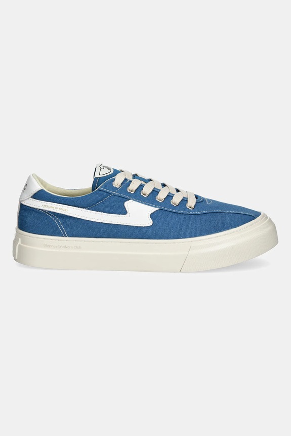 Πάνινα παπούτσια Stepney Workers Club DELLOW S-STRIKE CUP CANVAS YA25212 μπλε SS25