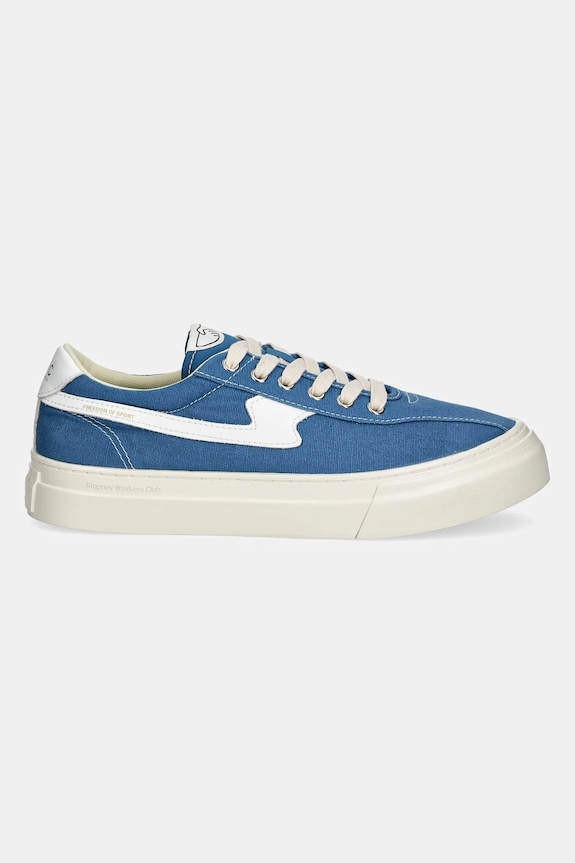 Πάνινα παπούτσια Stepney Workers Club DELLOW S-STRIKE CUP CANVAS YA25212 μπλε SS25