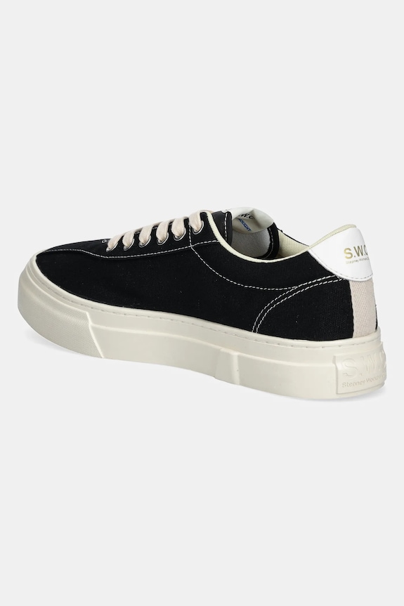 Încălțăminte Stepney Workers Club teniși DELLOW 02 CUP CANVAS YA21012 negru