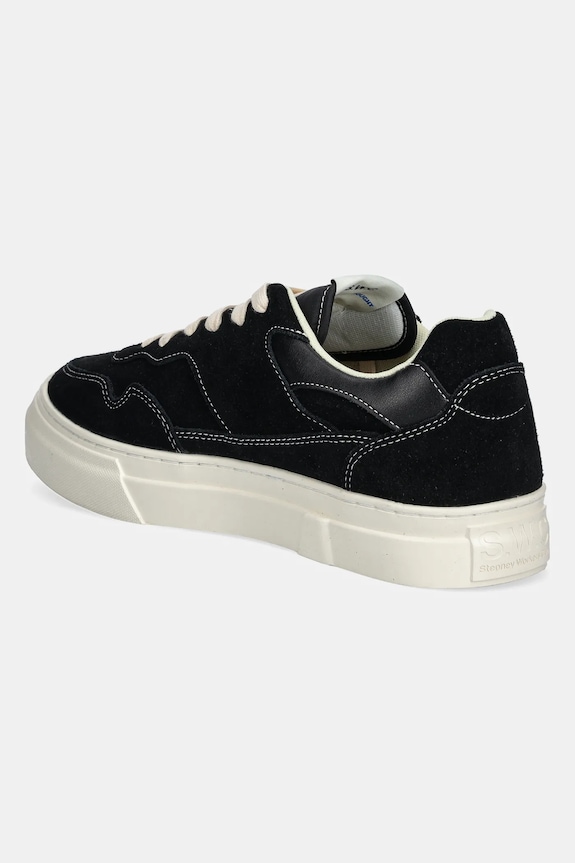 Obuća Tenisice od brušene kože Stepney Workers Club PEARL SUEDE YA20015 crna