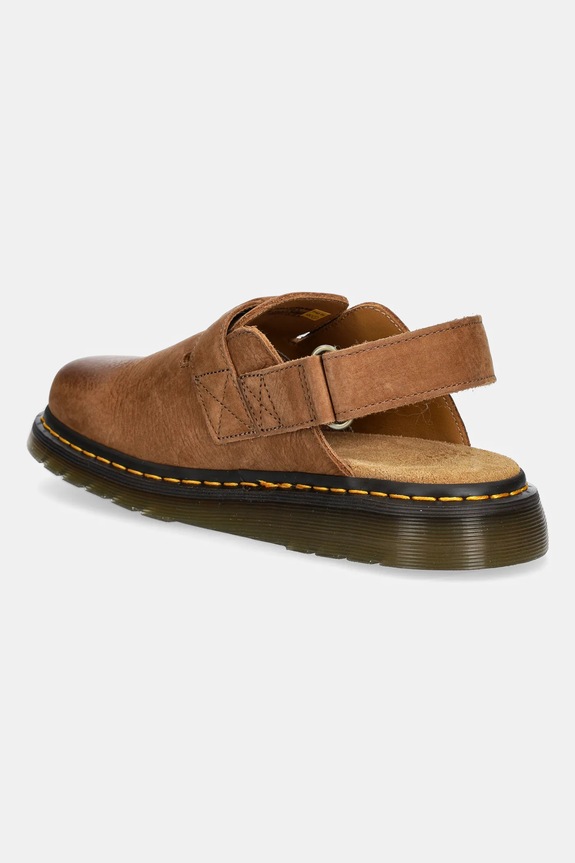Obuća Sandale od nubuk kože Dr. Martens Jorge II Mule DM31568200 bež