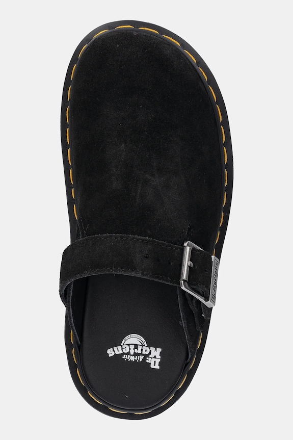 Dr. Martens suede sliders ZebZag Mule Mule black DM31657001
