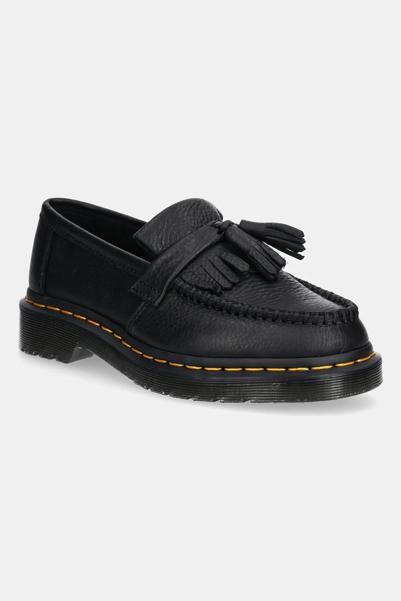 Dr. Martens mocassini in pelle Adrian YS Tassel Loafer flat nero DM31997001
