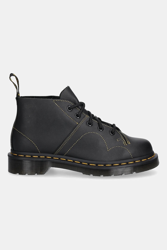 Dr. Martens scarpe in pelle Church Monkey Boot DM41089001 nero SS25