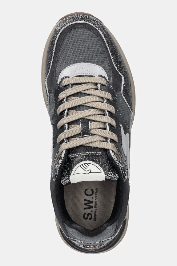 Кроссовки Stepney Workers Club Amiel S-Strike Geo-Merged серый YP03010