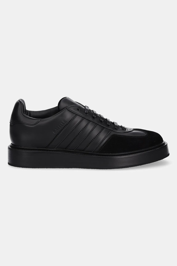 Кожени маратонки adidas Originals Gazelle Indoor Made IH8642 черен SS25