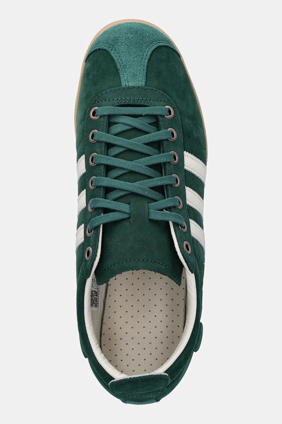 Маратонки от набук adidas Originals Samba зелен JI3218
