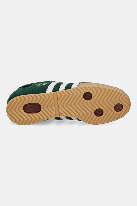 Маратонки от набук adidas Originals Samba JI3218 зелен