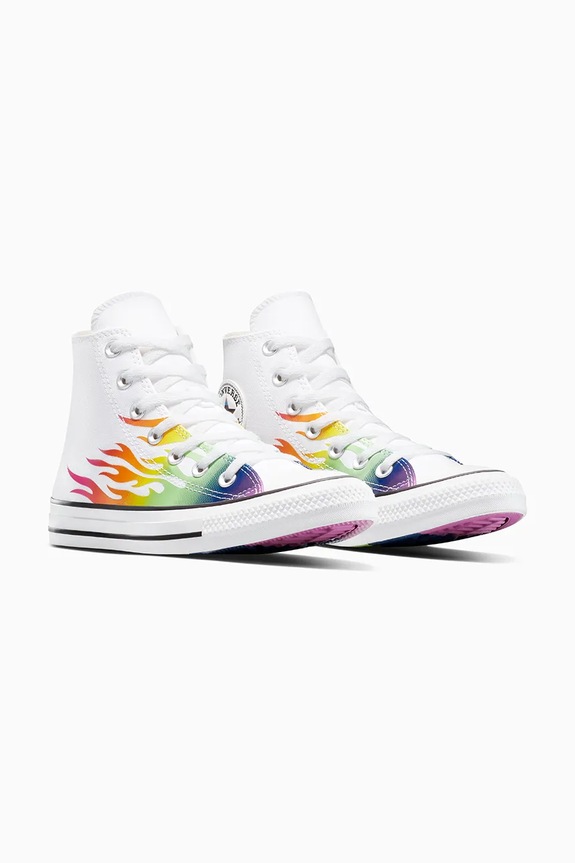 Converse scarpe da ginnastica Chuck Taylor All Star Pride A15780C bianco SS25