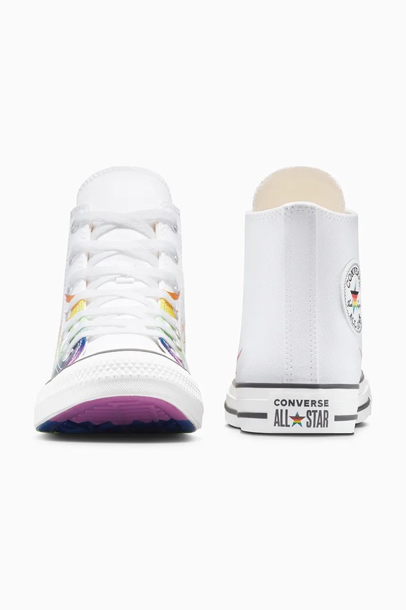 Scarpe Converse scarpe da ginnastica Chuck Taylor All Star Pride A15780C bianco