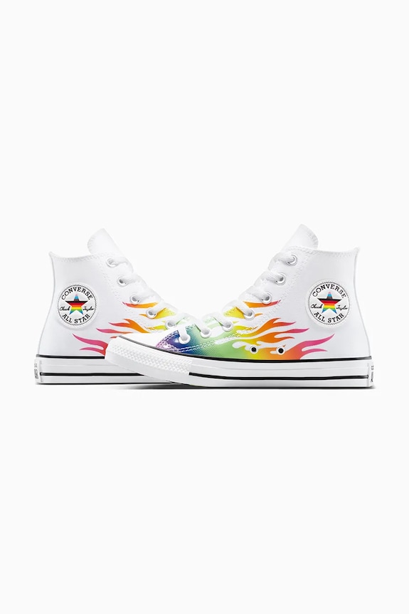 Converse scarpe da ginnastica Chuck Taylor All Star Pride bianco A15780C