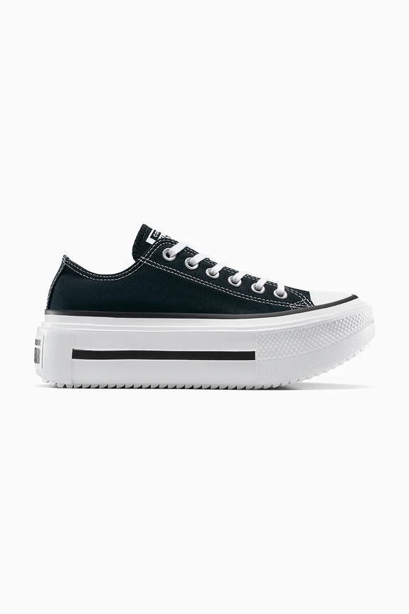 Converse plimsolls Chuck Taylor All Star Lift Double Stack platform black A15490C