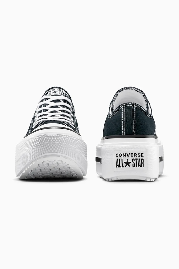 Converse plimsolls Chuck Taylor All Star Lift Double Stack A15490C black SS25