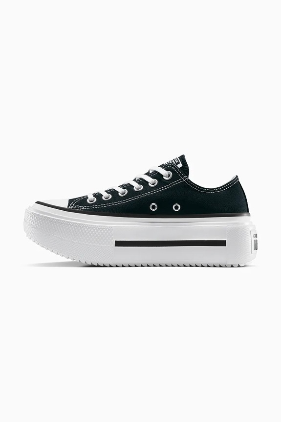 Shoes Converse plimsolls Chuck Taylor All Star Lift Double Stack A15490C black