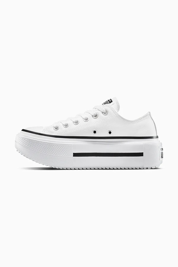 Converse scarpe da ginnastica Chuck Taylor All Star Lift Double Stack A15491C bianco