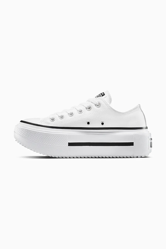 Converse scarpe da ginnastica Chuck Taylor All Star Lift Double Stack A15491C bianco