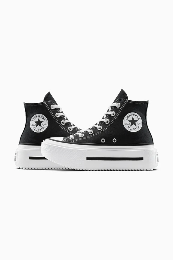 Converse trainers Chuck Taylor All Star Lift Double Stack black A12975C