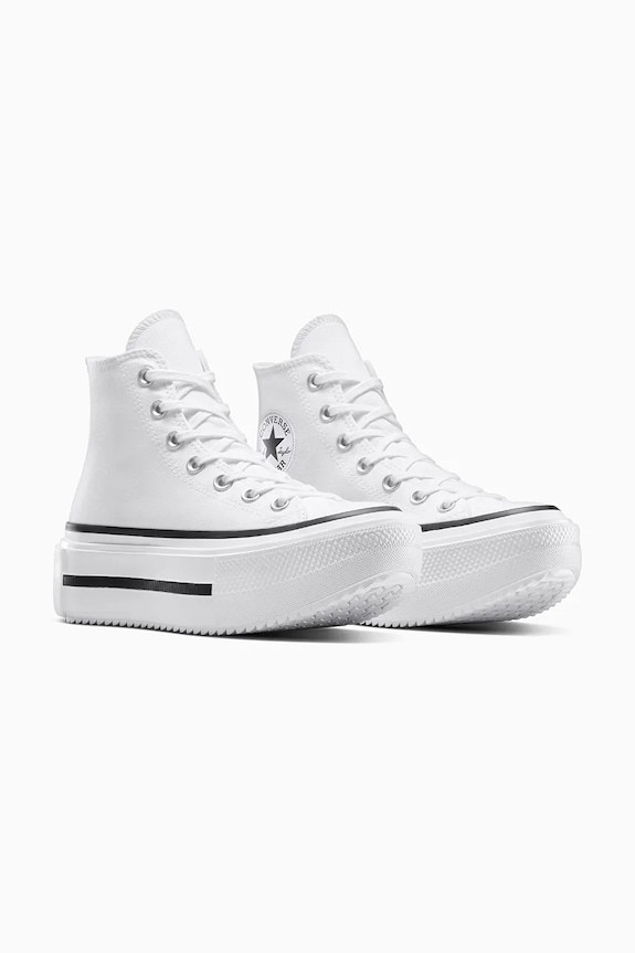 Kecky Converse Chuck Taylor All Star Lift Double Stack A12976C bílá SS25