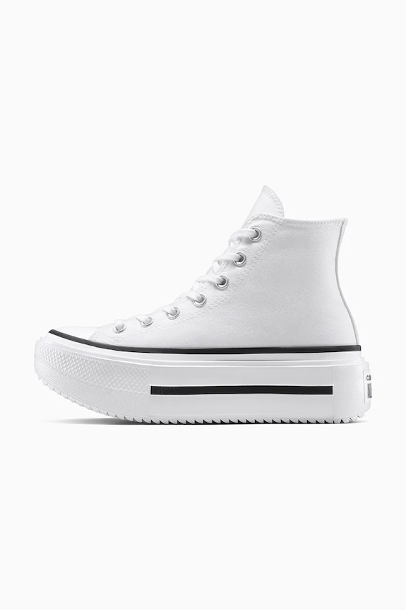 Kecky Converse Chuck Taylor All Star Lift Double Stack A12976C bílá