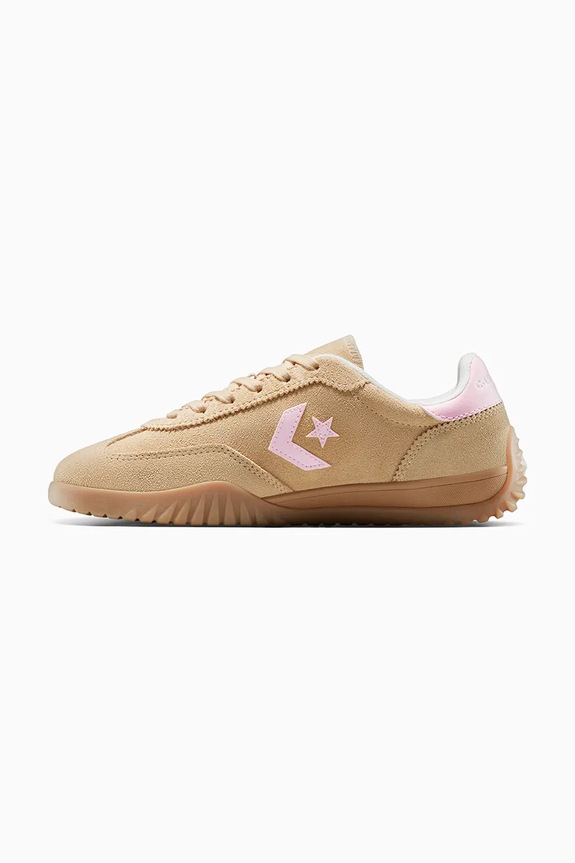 Converse sneakersy zamszowe Run Star Trainer A15088C beżowy