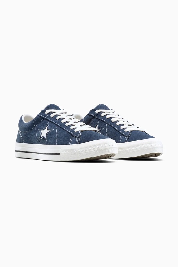 Converse teniși din piele întoarsă One Star 95 A15097C bleumarin SS25