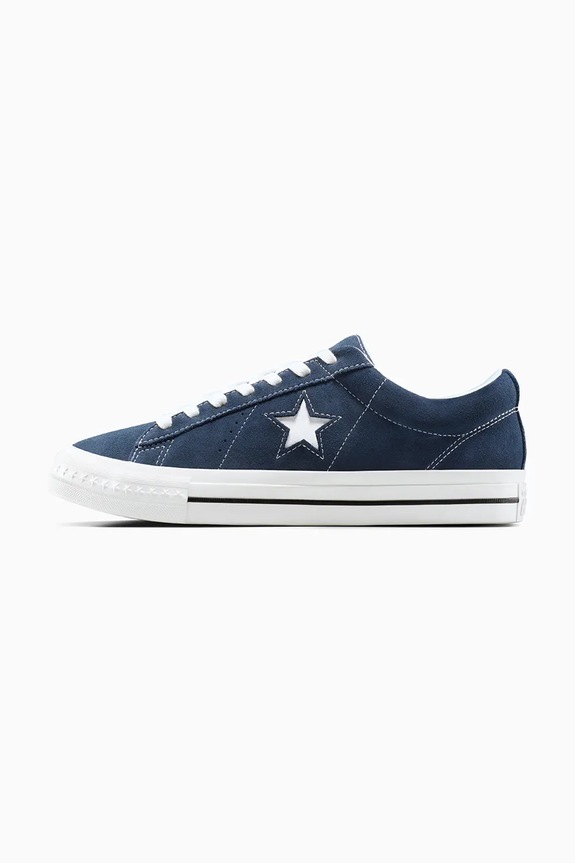 Converse teniși din piele întoarsă One Star 95 bleumarin A15097C