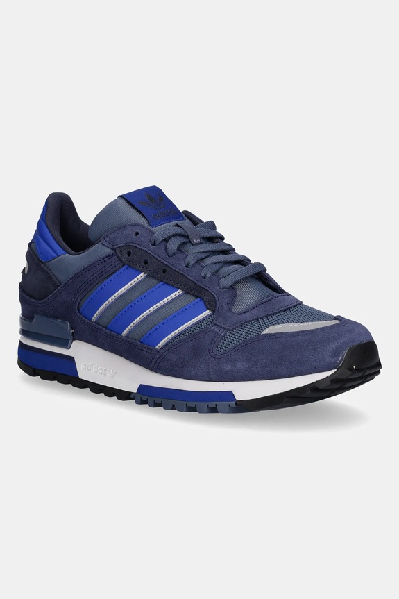 Tenisice adidas Originals Zx 600 brušena koža mornarsko plava JP8181