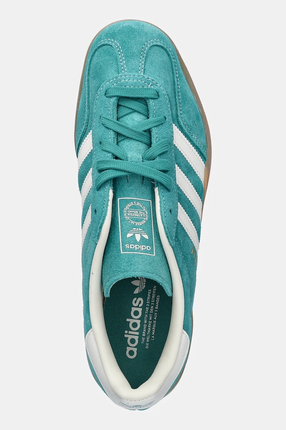 Tenisky adidas Originals Gazelle Indoor tyrkysová JQ8391