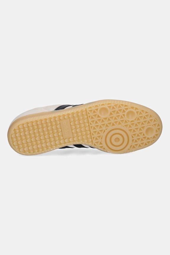 Semišové tenisky adidas Originals Samba OG JR2014 béžová