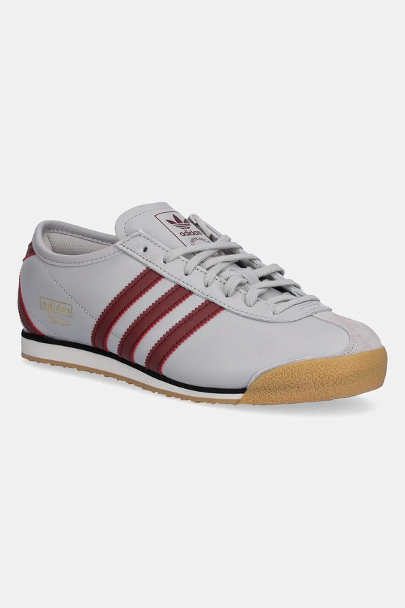 Kožne tenisice adidas Originals Italia 70S zrnata koža siva JR3860