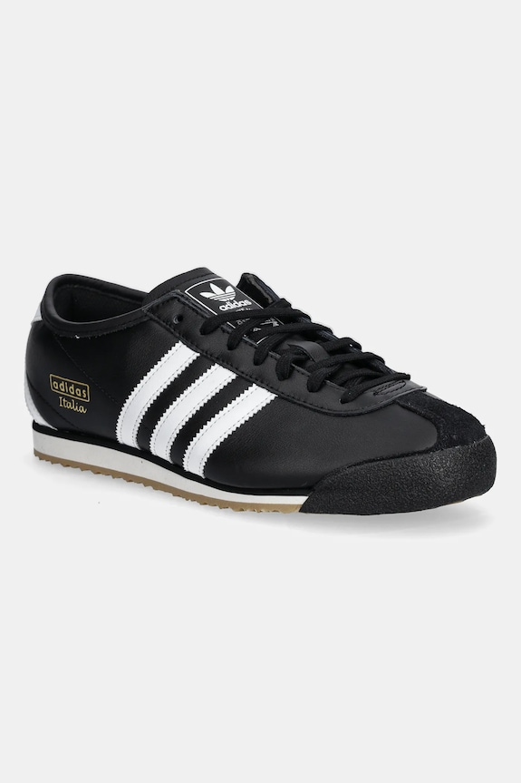 Usnjene superge adidas Originals Italia 70S Semiš črna JS1324