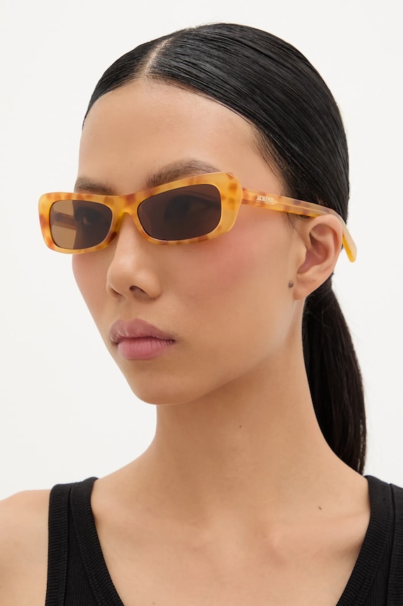 Слънчеви очила Jacquemus CAPRI котешко око бежов JAC55C9SUN