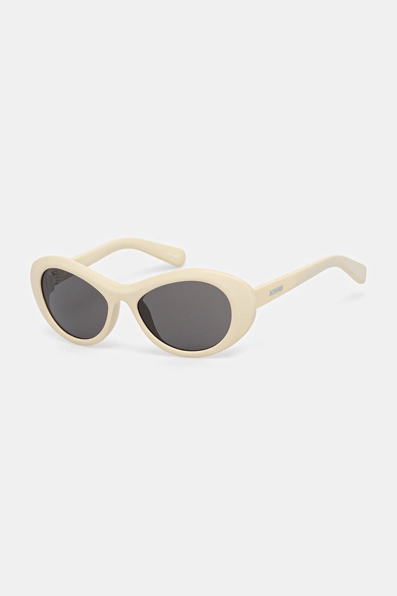 Jacquemus okulary przeciwsłoneczne ROND JAC107C2SUN beżowy SS25