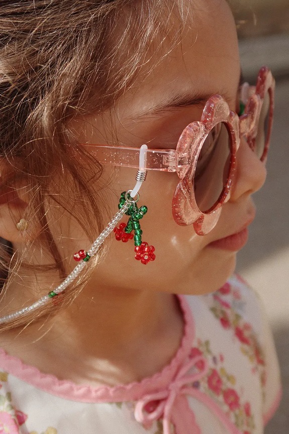 Παιδικά γυαλιά ηλίου Konges Sløjd SUNGLASSES BEAD CHAIN CHERRY πολύχρωμο KS102829