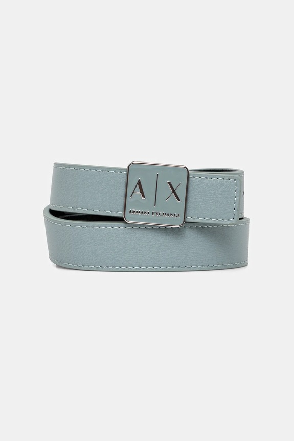 Двусторонний ремень Armani Exchange имитация натуральной кожи чёрный XW000302.AF12038