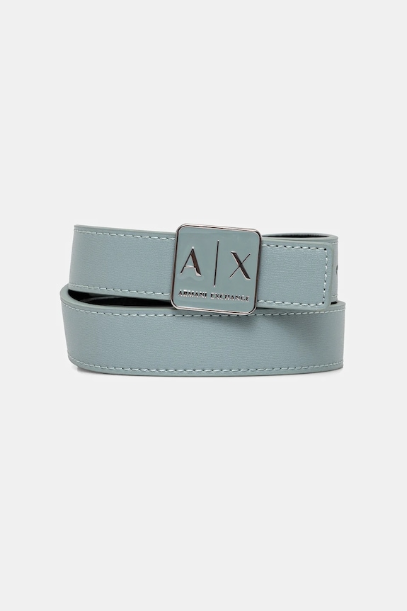 Двусторонний ремень Armani Exchange имитация натуральной кожи чёрный XW000302.AF12038