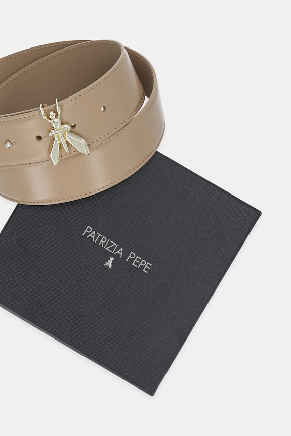 Аксесоари Кожен колан Patrizia Pepe 8W0051.L048 бежов