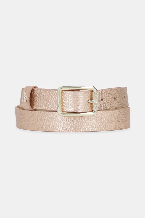 Δερμάτινη ζώνη Patrizia Pepe ροζ 8W6408.L138